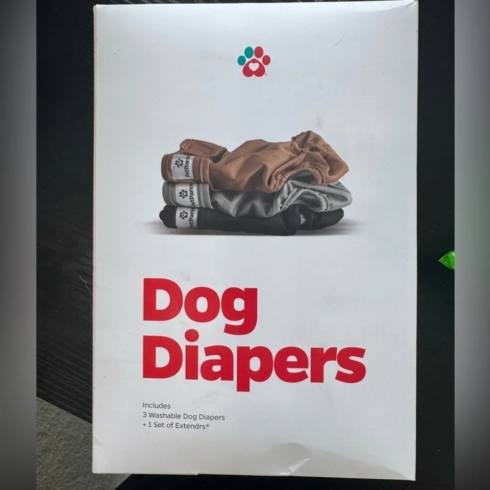 Pet Parents® Washable Dog Diapers (3pack) + Extenders  NEW
